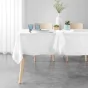  Nappe rectangle 140 x 240 cm – Microfibre unie lavée – Finition ourlet – SUZY Naturel