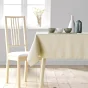 Nappe de Table XXL 140 x 300 cm – Polyester Uni – Teinte NATUREL