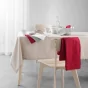 Nappe Rectangle 140 x 240 cm – Coton Uni CHARLINE – Rouge