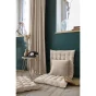 Rideau ajustable + 8 anneaux pince  140 x 270 cm velours de coton César Pampa naturel