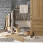 TAPIS RECTANGLE 120 x 170 CM JUTE UNI/LAINE/COTON UNI FLOTY