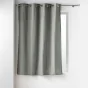 Rideau a oeillets 135 x 180 cm isolant thermique microfibre Micropolar Gris