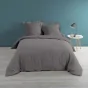 Housse de couette percale de coton luxe 220 x 240  cm Anthracite