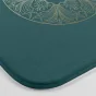 Tapis contour wc 45 x 45 cm microfibre imprimé Ginkoblue