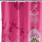 RIDEAU DE DOUCHE AVEC CROCHETS 180 x 200 CM POLYES. IMP. CHATIBULLE DES. PLACE