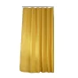 RIDEAU DE DOUCHE AVEC CROCHETS 180 x 200 CM JACQUARD UNI QUARTZ OCRE