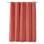 RIDEAU DOUCHE+OEIL. CLIPSABLES 180x200 CM MICROF. GAUFREE UNIE DOTTY TERRACOTTA