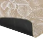 Tapis rectangle 45 x 75 cm tisse imprime stylis Blanc