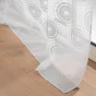 Panneau a oeillets 140 x 280 cm voile sable imprime metallise lison Argent