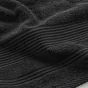 Drap de douche 70 x 130 cm eponge unie tendresse Noir