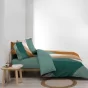 Housse de couette imprimé 260 x 240 cm 100% coton + 2 taies Malone