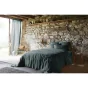Drap plat 240 x 300 cm lin lavé soline Gris foncé