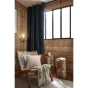 Rideau petite hauteur 140 x 180 cm occultant doublé polaire Bjorn Bleu foncé