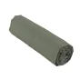 Drap housse 1 personne bonnet 30 cm 90 x 190 cm percale uni 78 fils Kaki