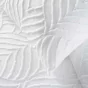 Housse de couette 260 x 240 cm microfibre unie tuftee heltie Blanc