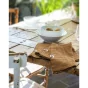 Lot de 3 serviettes gaze de coton 40 x 40 cm gaia camel Marron