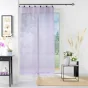 Panneau a anneaux 140 x 240 cm voile tisse linka Lilas
