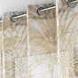 Voilage a oeillets 140 x 240 cm voile sable imprime Dune