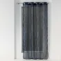 Panneau a oeillets 140 x 240 cm voile imprime metallise domea Marine/or