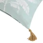 Coussin dehous. compr. pompons 40 x 40 cm coton/polyester imprime hera des place Sans