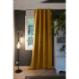 Lot de 2 Rideaux occultant baie vitrée 180 x 260 cm Obscure Moutarde