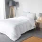 Couette chaude 2 personnes 260 x 240 cm 400 gr polyester anti acarien premium