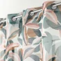 Voilage a oeillets 140 x 240 cm voile sable imprime lavinia Sans