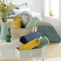 Drap housse Queen size 160 x 200 x 30 cm coton bio 57 fils Biolina Jaune