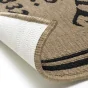 Tapis anti dérapant rectangle 50 x 120 cm bouclette Troquet