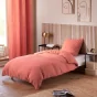 Housse de Couette 140 x 200 cm en Gaze de Coton Avy Rose blush