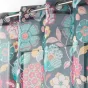 Panneau a oeillets 140 x 240 cm voile sable imprime winteria Bleu