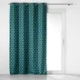 Rideau a oeillets 135 x 260 cm 100% occultant/microfibre imp. surya Bleu