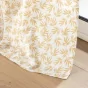 Rideau a oeillets 140 x 240 cm polycoton imprimé Maddy Ocre
