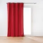 Rideau a oeillets 135 x 260 cm coton recyclé Twily Rouge