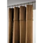 Rideau Ajustable Sixtine Camel - 140 x 270 cm - Coton Flammé 8 Anneaux Pince