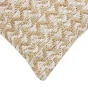 Coussin déhoussable 30 x 50 cm – Coton/Polyester avec fil métallisé Loumeo Naturel