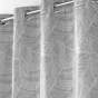Rideau a oeillets 140 x 260 cm jacquard Floriss Gris