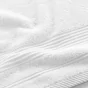 Serviette de toilette 50 x 90 cm eponge unie tendresse Blanc