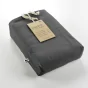Pack 4 pcs housse de couette 240 x 220 cm  en flanelle de coton Candice Anthracite