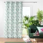 Lot de 2 Rideaux a oeillets 140 x 260 cm polyester imprime Leandre