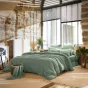 Housse de Couette 260 x 240 cm - Double Gaze de Coton 125g/m² - Gaïa Eucalyptus