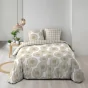 Parure de couette réversible + 240 x 220 cm coton 57 fils + 2 taies Nebulla