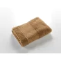 Drap de douche 70 x 130 cm éponge unie garance camel Marron