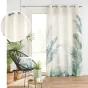 Rideau a oeillets 140 x 260 cm polyester/lin imprime native des. place Sans