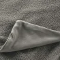 Plaid 180 x 220 cm bouclette unie wooly Gris