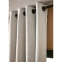 Lot de 2 rideaux petite hauteur 140 x 180 cm occultant doublé polaire Bjorn Beige