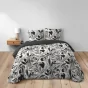 Parure 3 p. 240 x 220 cm polycoton 52 fils Lavinia Gris