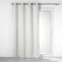 Lot de 2 rideaux isolant phonique thermique occultant 140 x 260 cm Darko blanc