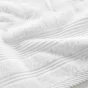Drap de douche 70 x 130 cm eponge unie tendresse Blanc