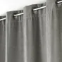 Rideau tamisant 135 x 260 cm velours uni Novana Anthracite